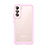Custodia Silicone Trasparente Laterale Cover M03 per Samsung Galaxy S21 5G Rosa