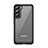 Custodia Silicone Trasparente Laterale Cover M03 per Samsung Galaxy S21 Plus 5G Nero