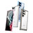 Custodia Silicone Trasparente Laterale Cover M03 per Samsung Galaxy S21 Ultra 5G