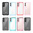 Custodia Silicone Trasparente Laterale Cover M03 per Samsung Galaxy S22 Plus 5G