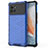 Custodia Silicone Trasparente Laterale Cover M04 per Vivo iQOO 9 Pro 5G Blu