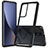 Custodia Silicone Trasparente Laterale Cover M07 per Xiaomi Mi 12X 5G Nero