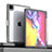 Custodia Silicone Trasparente Laterale Cover P01 per Apple iPad Pro 11 (2020) Nero