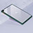 Custodia Silicone Trasparente Laterale Cover per Apple iPad 10.2 (2020) Verde