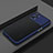 Custodia Silicone Trasparente Laterale Cover per Oppo K10 Pro 5G Blu
