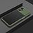 Custodia Silicone Trasparente Laterale Cover per Oppo K10 Pro 5G Verde Militare
