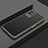 Custodia Silicone Trasparente Laterale Cover per Oppo K9X 5G Verde Militare