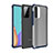 Custodia Silicone Trasparente Laterale Cover per Samsung Galaxy A52 5G Blu