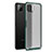 Custodia Silicone Trasparente Laterale Cover per Samsung Galaxy F42 5G Verde