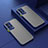 Custodia Silicone Trasparente Laterale Cover per Vivo iQOO 8 Pro 5G Blu