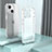 Custodia Silicone Trasparente Laterale Cover QC1 per Apple iPhone 14 Plus