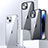 Custodia Silicone Trasparente Laterale Cover QC2 per Apple iPhone 13