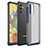 Custodia Silicone Trasparente Laterale Cover WL1 per Samsung Galaxy A32 4G Blu