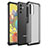 Custodia Silicone Trasparente Laterale Cover WL1 per Samsung Galaxy A32 4G Nero