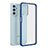 Custodia Silicone Trasparente Laterale Cover WL1 per Samsung Galaxy F23 5G Blu