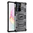 Custodia Silicone Trasparente Laterale Cover WL1 per Samsung Galaxy Note 20 Ultra 5G Nero