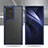 Custodia Silicone Trasparente Laterale Cover WL1 per Samsung Galaxy S22 Ultra 5G Blu