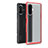 Custodia Silicone Trasparente Laterale Cover WL1 per Xiaomi Poco F3 GT 5G Rosso