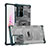 Custodia Silicone Trasparente Laterale Cover WL2 per Samsung Galaxy Note 20 Ultra 5G