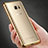 Custodia Silicone Trasparente Laterale per Samsung Galaxy Note 5 N9200 N920 N920F Oro