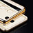 Custodia Silicone Trasparente Laterale per Xiaomi Redmi Note 4 Standard Edition Oro