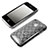 Custodia Silicone Trasparente Morbida Cerchio per Apple iPhone 3G 3GS Bianco