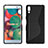 Custodia Silicone Trasparente Morbida S-Line Cover per Sony Xperia L3 Nero