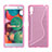 Custodia Silicone Trasparente Morbida S-Line Cover per Sony Xperia L3 Rosa