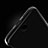 Custodia Silicone Trasparente Opaca Laterale per Apple iPhone 8 Nero