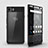 Custodia Silicone Trasparente Opaca Laterale per Blackberry KEYone Nero