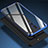 Custodia Silicone Trasparente Opaca Laterale per Huawei G10 Blu