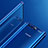 Custodia Silicone Trasparente Opaca Laterale per Huawei Honor 9 Blu
