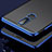 Custodia Silicone Trasparente Opaca Laterale per Huawei Maimang 6 Blu