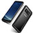 Custodia Silicone Trasparente Opaca Laterale per Samsung Galaxy S8 Nero