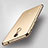 Custodia Silicone Trasparente Opaca Laterale per Xiaomi Redmi Note 4X High Edition Oro