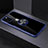 Custodia Silicone Trasparente Specchio Laterale 360 Gradi con Magnetico Anello Supporto M01 per Apple iPhone 11 Pro Max