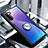 Custodia Silicone Trasparente Specchio Laterale 360 Gradi con Magnetico Anello Supporto per Samsung Galaxy Note 10 5G