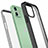 Custodia Silicone Trasparente Specchio Laterale 360 Gradi per Apple iPhone 12 Nero