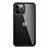 Custodia Silicone Trasparente Specchio Laterale 360 Gradi per Apple iPhone 12 Pro Max Nero