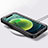 Custodia Silicone Trasparente Specchio Laterale 360 Gradi per Apple iPhone 12 Pro Max Nero