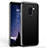 Custodia Silicone Trasparente Specchio Laterale 360 Gradi per Samsung Galaxy A6 Plus Nero