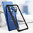 Custodia Silicone Trasparente Specchio Laterale 360 Gradi per Samsung Galaxy Note 9 Nero
