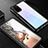 Custodia Silicone Trasparente Specchio Laterale 360 Gradi per Samsung Galaxy S20 Plus 5G Nero
