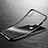 Custodia Silicone Trasparente Specchio Laterale 360 Gradi T02 per Apple iPhone Xs Max Nero