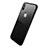 Custodia Silicone Trasparente Specchio Laterale 360 Gradi T15 per Apple iPhone X Nero