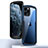 Custodia Silicone Trasparente Specchio Laterale Cover H01 per Apple iPhone 12 Pro Max