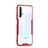Custodia Silicone Trasparente Specchio Laterale Cover H01 per Huawei Honor 20 Rosso