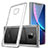 Custodia Silicone Trasparente Specchio Laterale Cover H01 per Huawei Mate 20 Pro