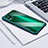 Custodia Silicone Trasparente Specchio Laterale Cover H01 per Huawei Nova 6 SE Verde