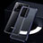 Custodia Silicone Trasparente Specchio Laterale Cover H01 per Samsung Galaxy S20 Ultra 5G Blu
